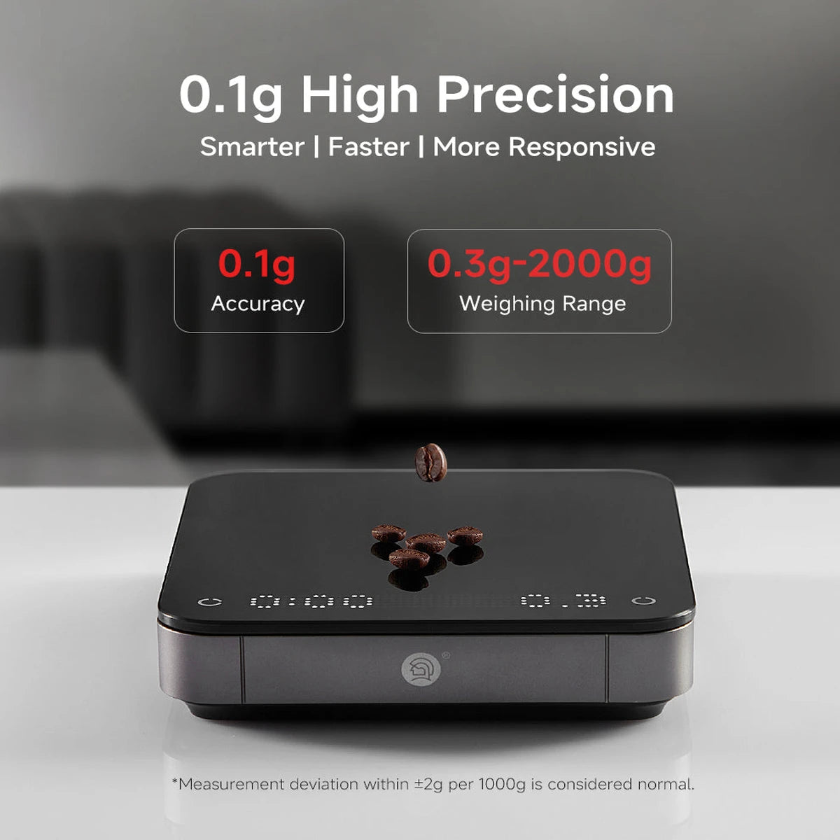 Balanza de Café ZeroHero Smart 3.0 Pesa con Timer 2kg