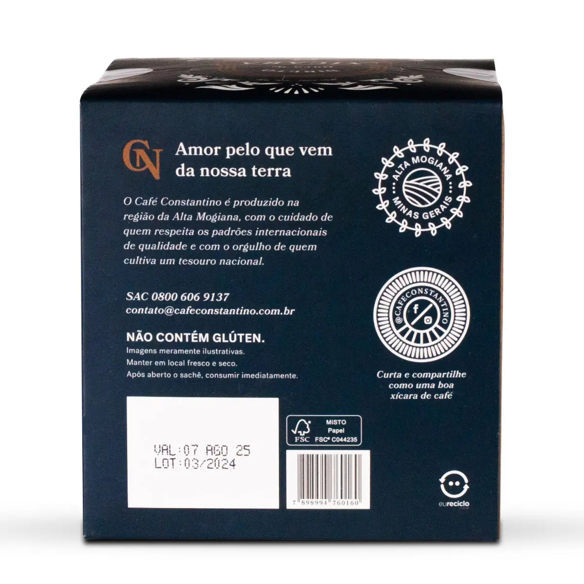 Drip Coffee Constantino no gluten