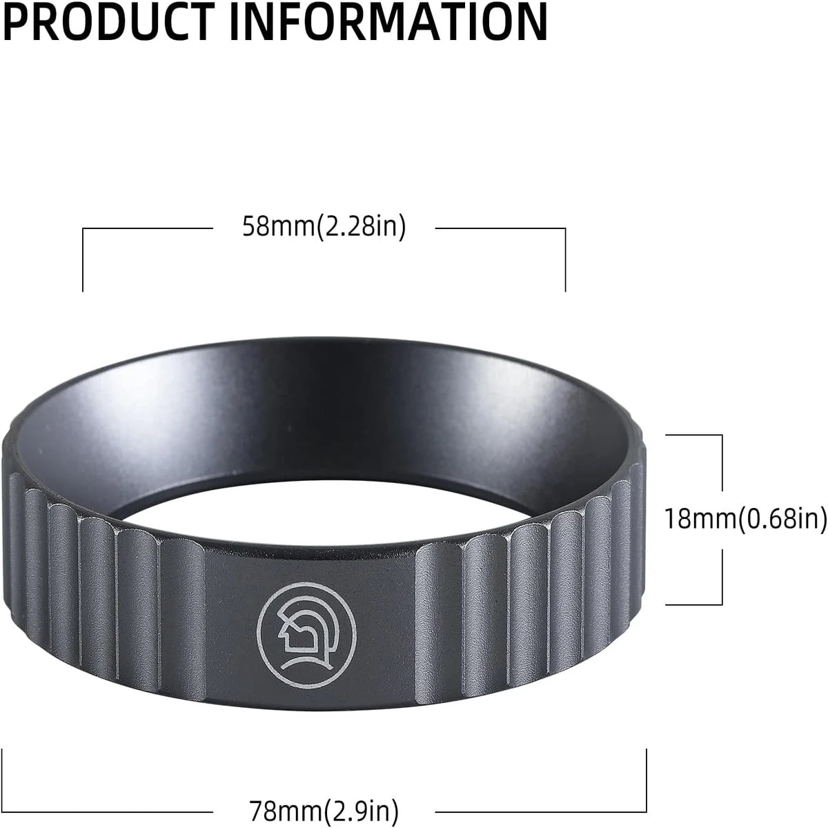 Anillo Dosificador Magnetico ZeroHero 58mm para Espresso