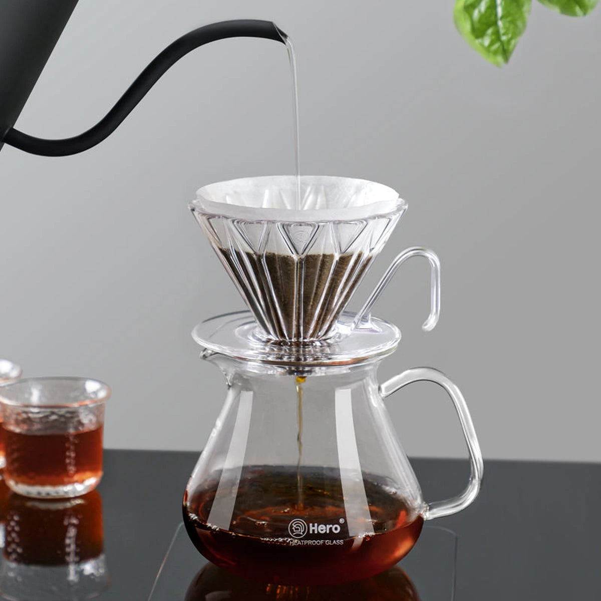 Dripper V60 ZeroHero Prisma Cafetera 2-4 Tazas