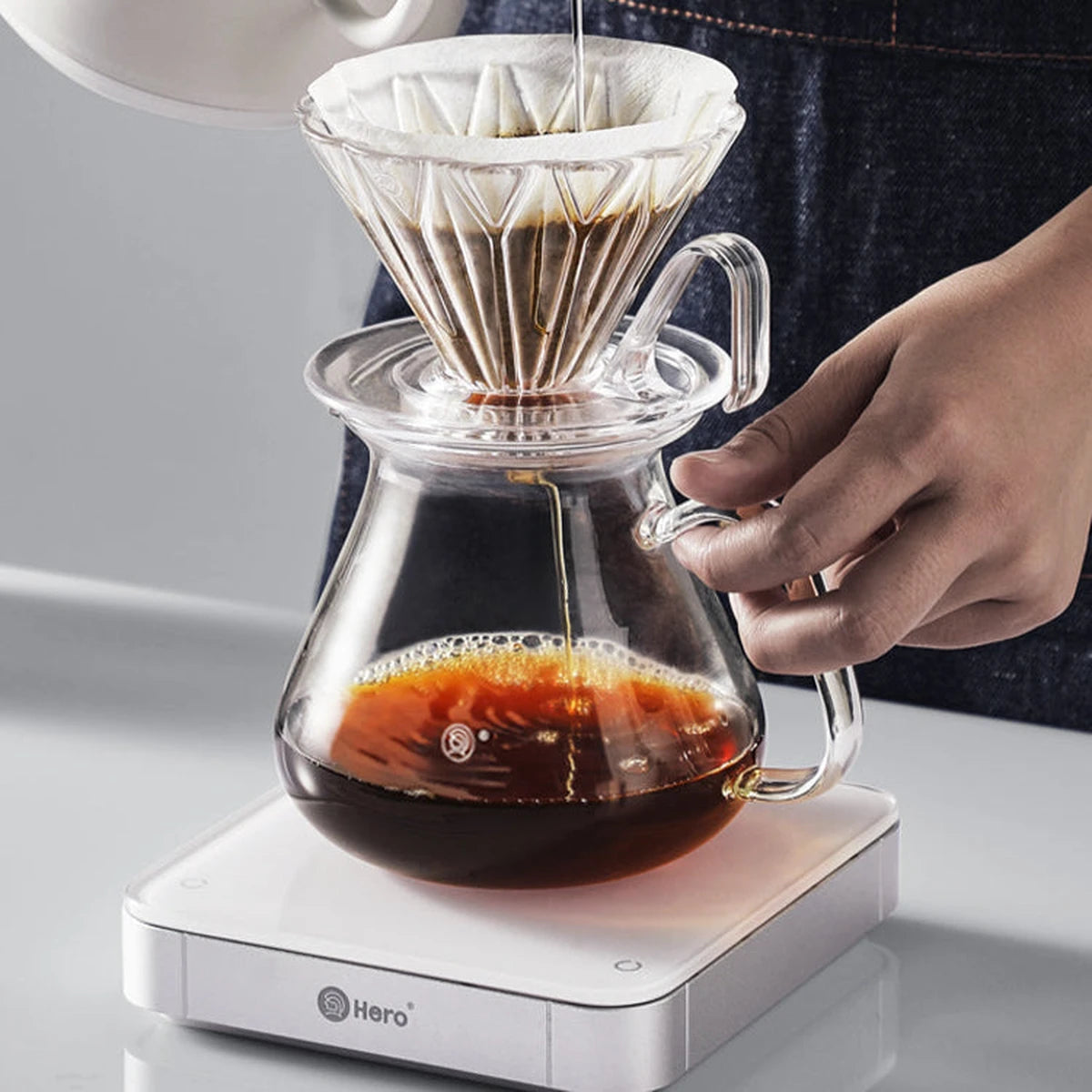 Jarra para Cafe de Vidrio Borosilicato ZeroHero Original 600ml