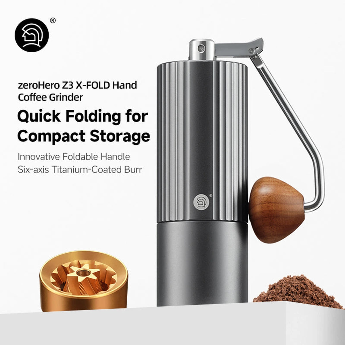 Molinillo de Café Manual Plegable ZeroHero Z3 X-Fold
