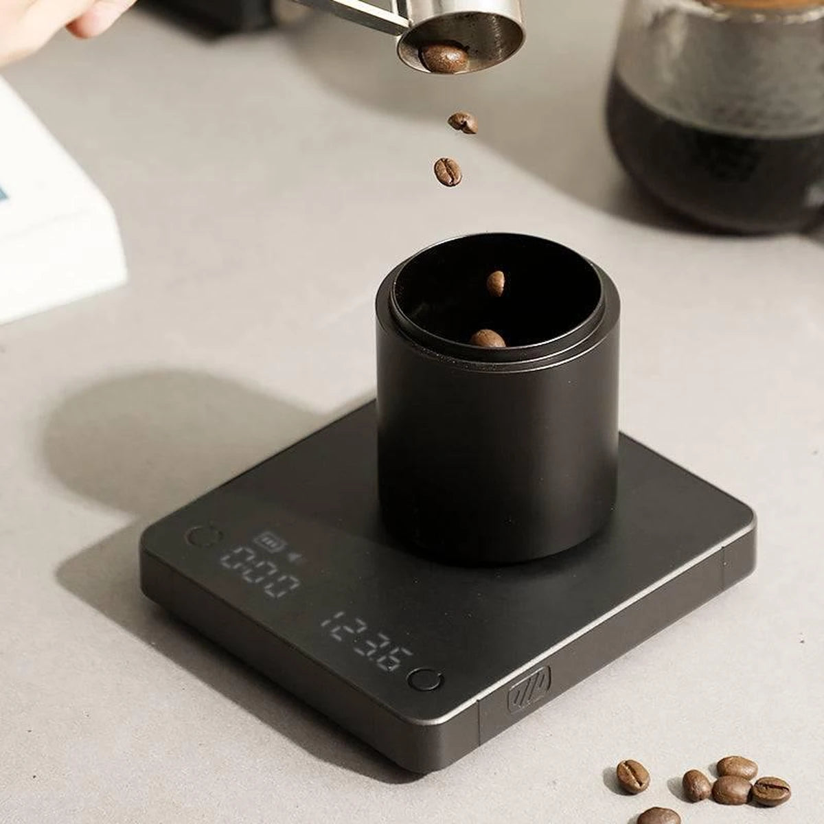 Balanza para Café Digital Mini ZeroHero - Pesa con Timer 2kg