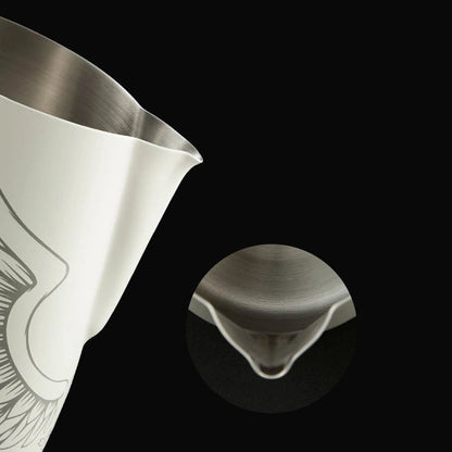 Jarro para Leche Racer 600 ml – Acero Inoxidable para Latte Art