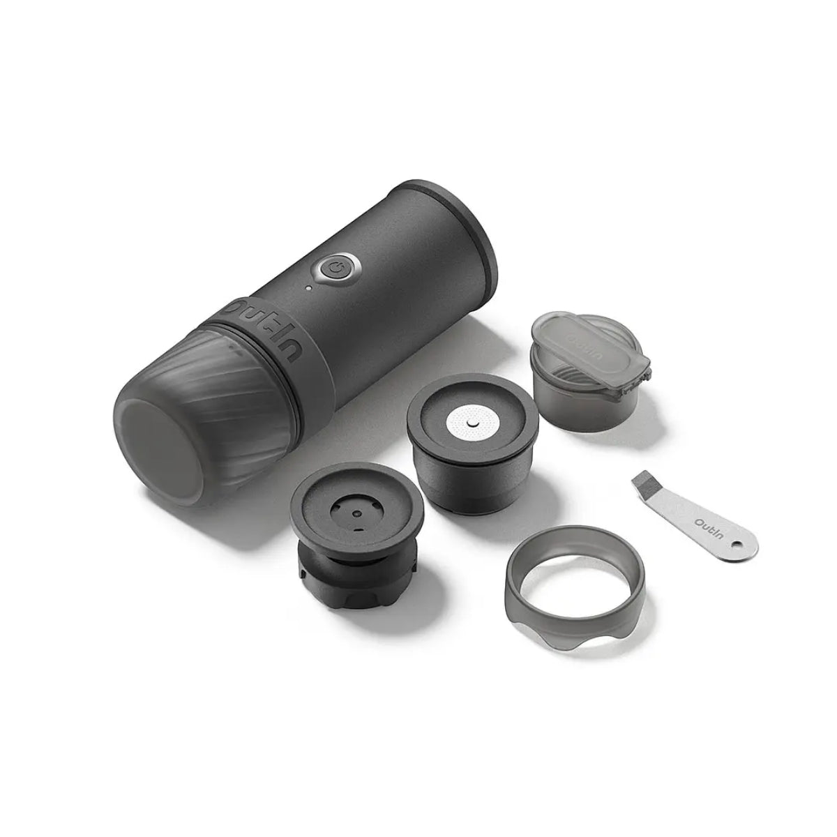 OutIn Mino Space Grey - Cafetera Portátil Recargable 22 Bar