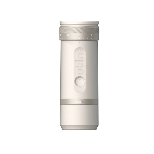 Molinillo Eléctrico de Café Portátil con Muelas de 38 mm - OutIn Fino Sandstone White