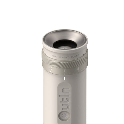Molinillo Eléctrico de Café Portátil con Muelas de 38 mm - OutIn Fino Sandstone White