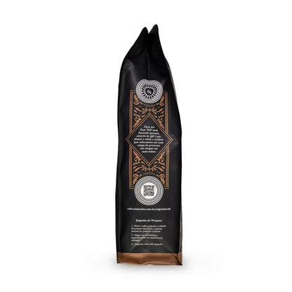 Café Constantino 100% Arábica, café de especialidad 250 g – vista lateral derecha con cierre zip y válvula