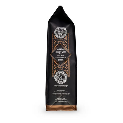 Lateral Café Constantino grano 1 kg-notas de chocolate, nueces y frutos rojos