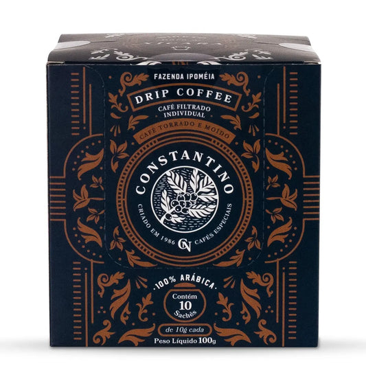 drip coffee constantino 10 unidades caja frente