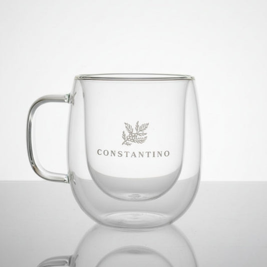 Taza Café Constantino Doble Pared con Asa 250ml