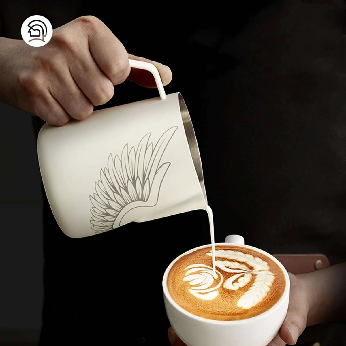 Jarro para Leche Racer 600 ml – Acero Inoxidable para Latte Art